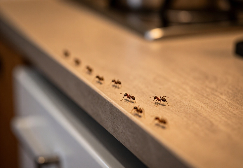 Ant Treatment in a Austral Kitchen